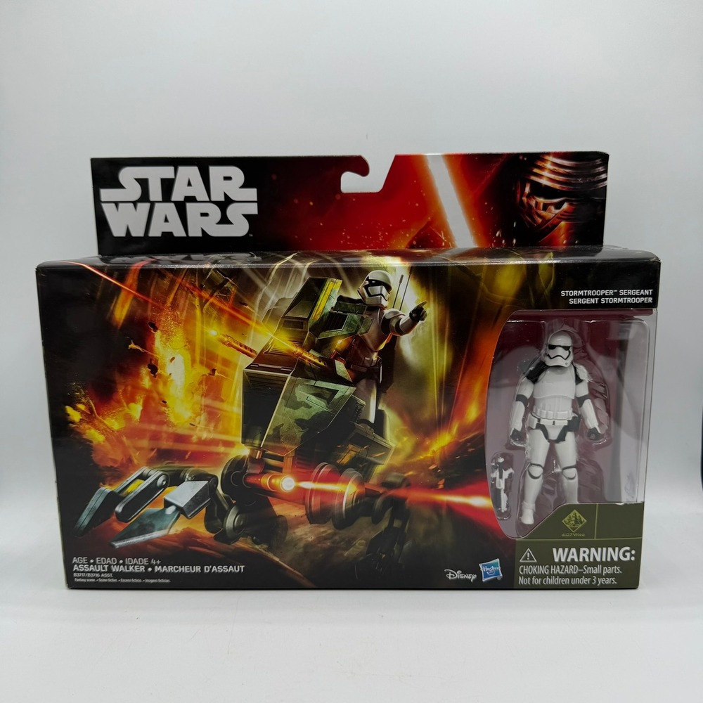 Star Wars The Force Awakens Assault Walker & Stormtrooper Sergeant Hasbro B3717